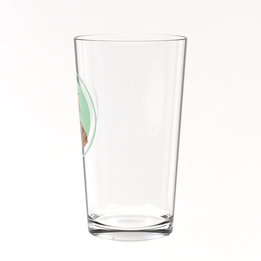 Tabby Cat Pint Glass
