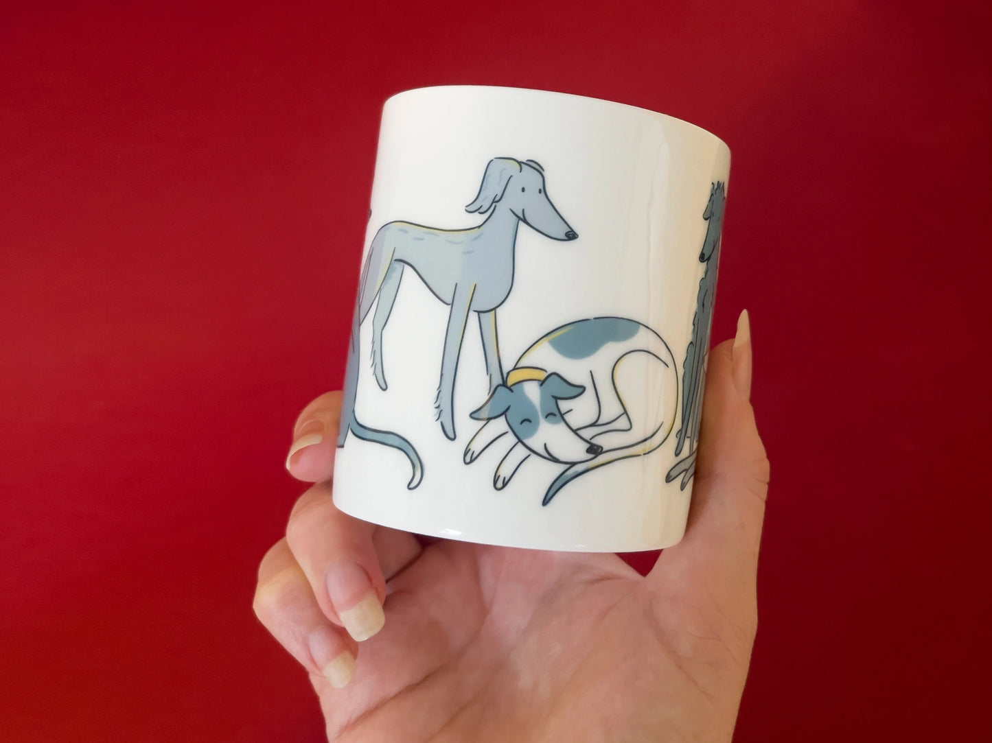 Blue Sighthound Mug