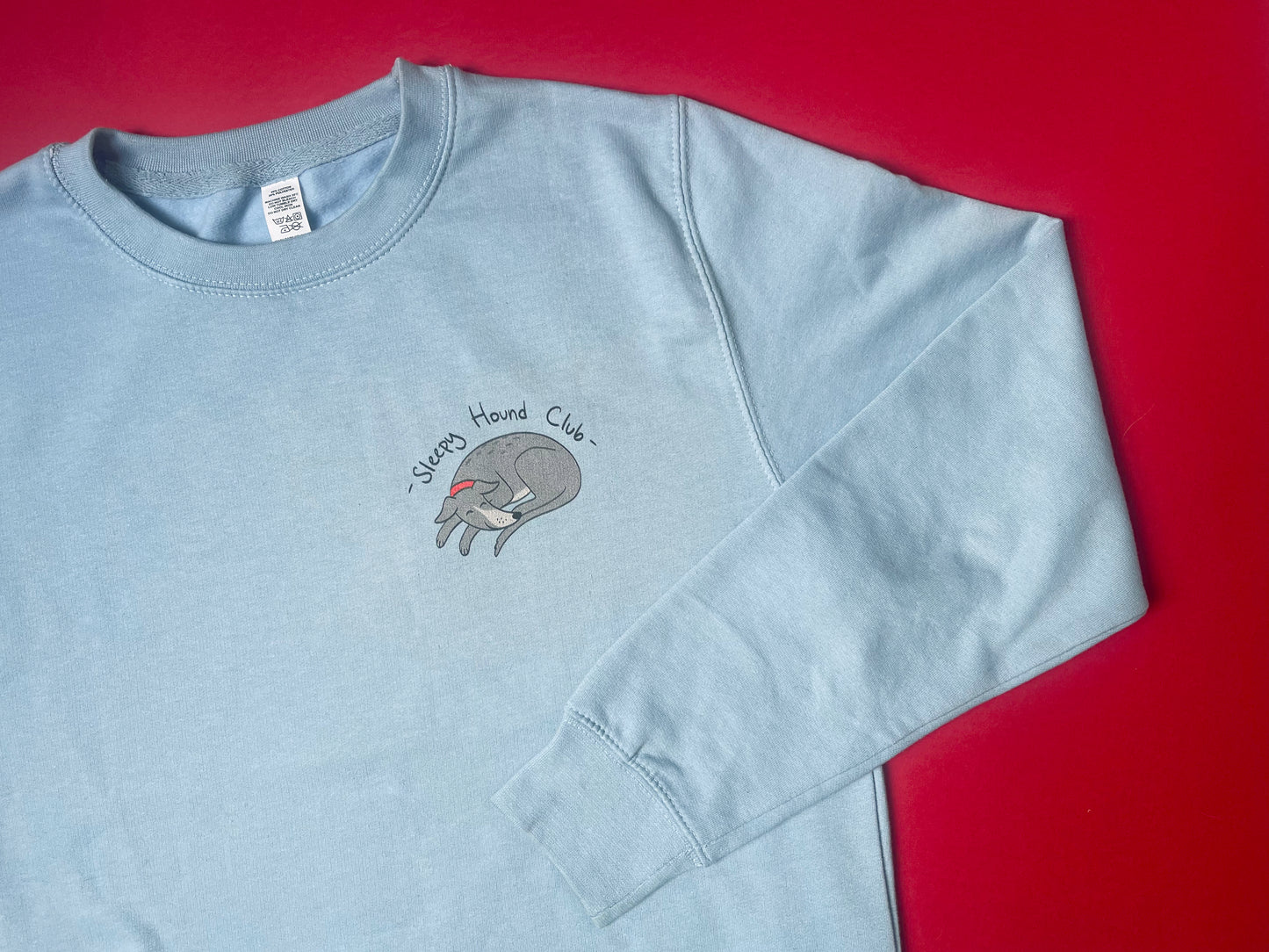 Grey Sleepy Hound sweatshirt