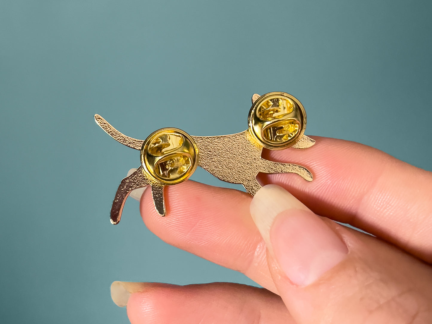Grey Speedy Hound Pin