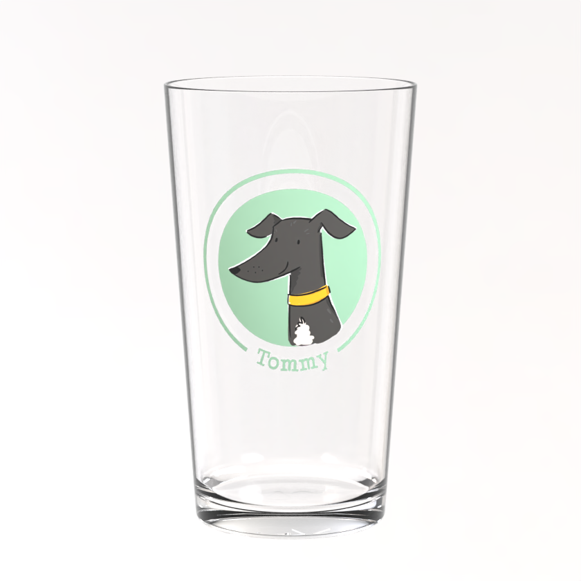 Sighthound Pint Glass - Tommy