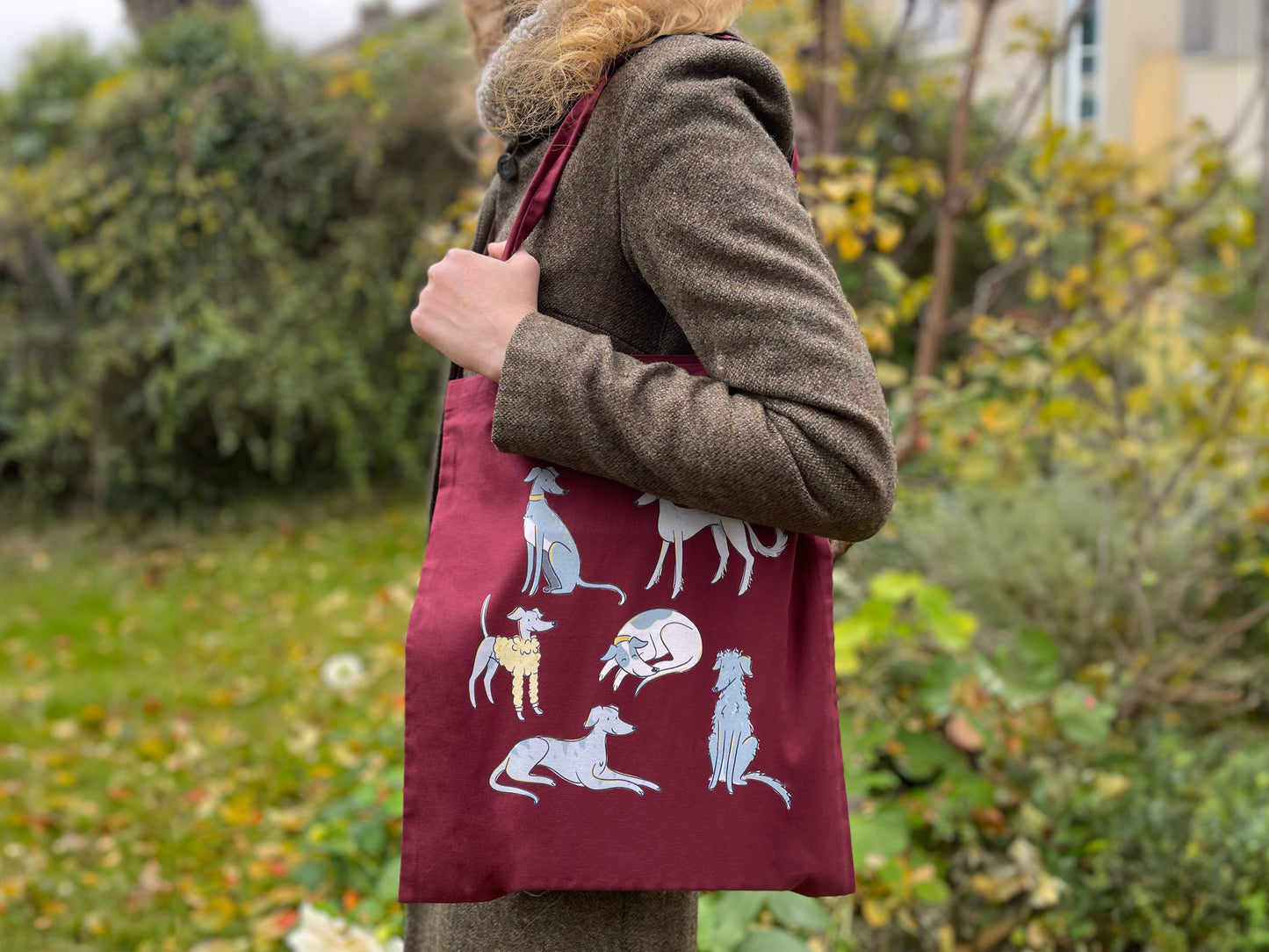 Lightweight Greyhound Tote Bag