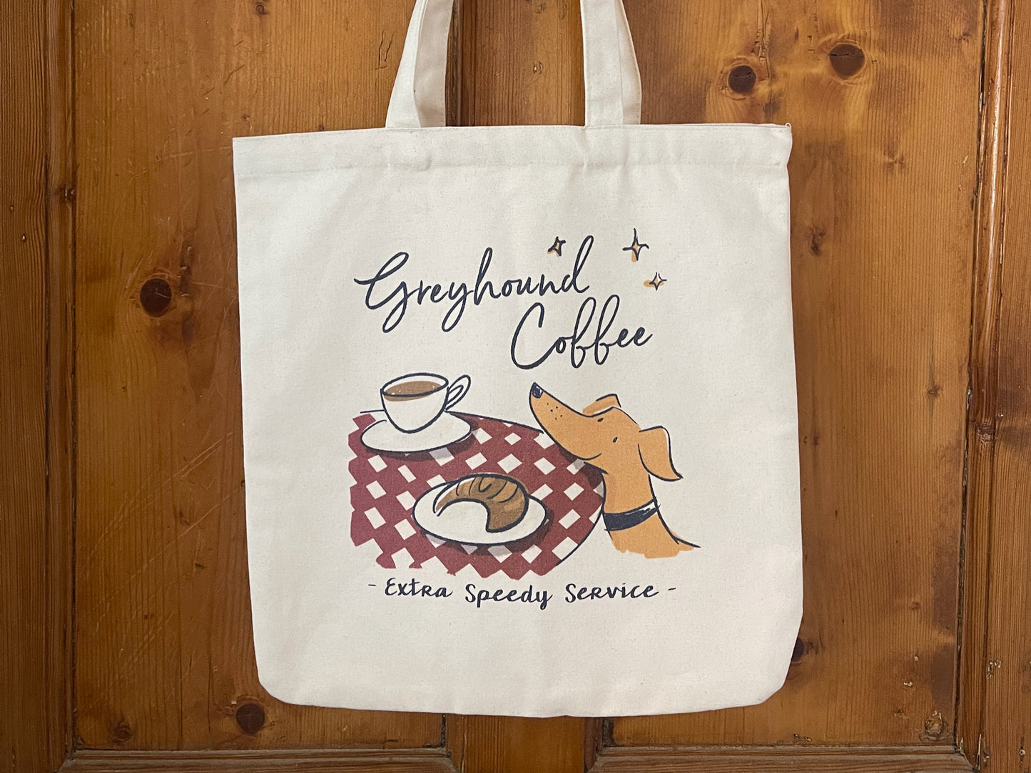 Greyhound Coffee Tote Bag