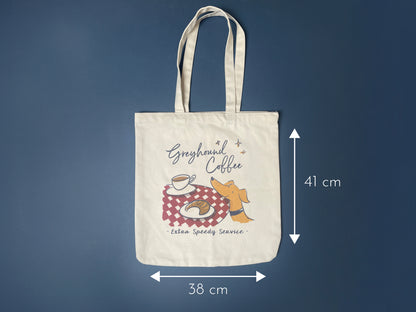 Greyhound Coffee Tote Bag