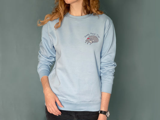 Grey Sleepy Hound sweatshirt