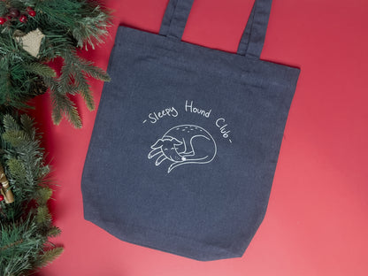 Sleepy Hound Tote Bag