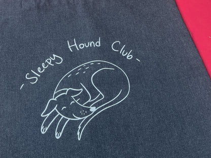 Sleepy Hound Tote Bag