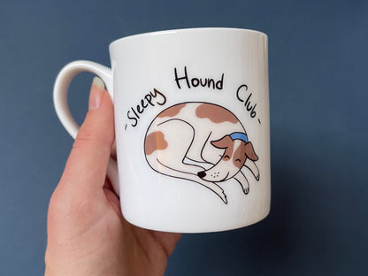 Sleepy Hound Mug