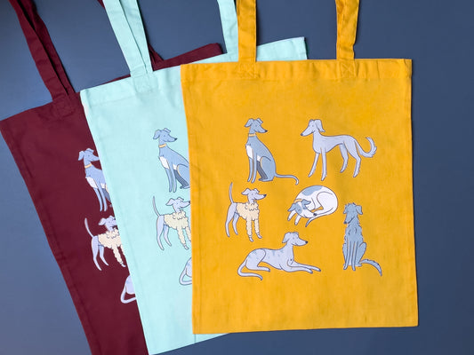 Lightweight Greyhound Tote Bag